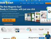 Tablet Screenshot of add2cart.com